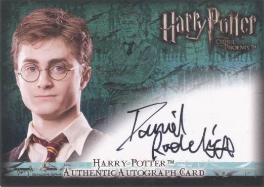 Daniel Radcliffe as Harry Potter - Front