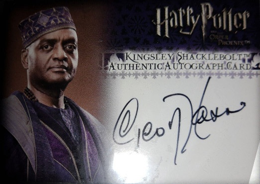 George Harris as Kingsley Shaklebolt - Front