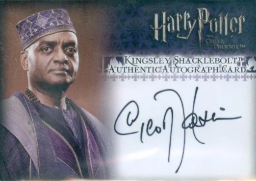 George Harris as Kingsley Shaklebolt - Front