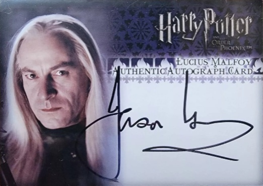 Jason Isaacs as Lucius Malfoy - Front