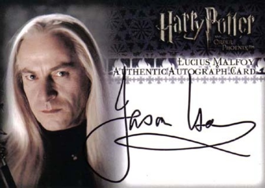 Jason Isaacs as Lucius Malfoy - Front