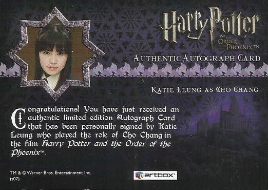 Katie Leung as Cho Chang - Back