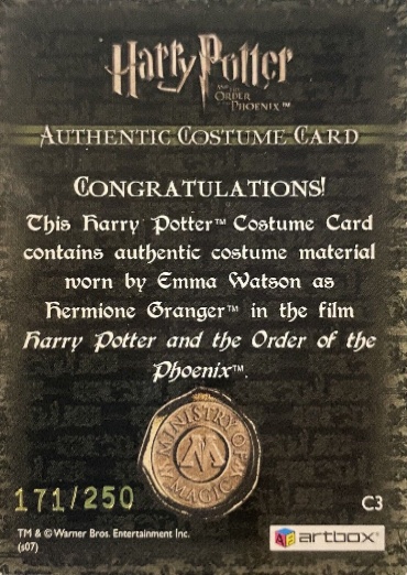 C3 - Hermione Granger's Jumper - Back