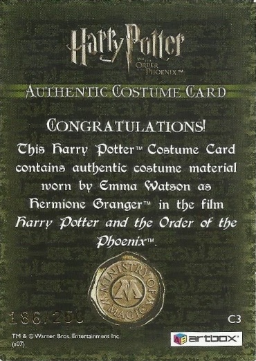 C3 - Hermione Granger's Jumper - Back