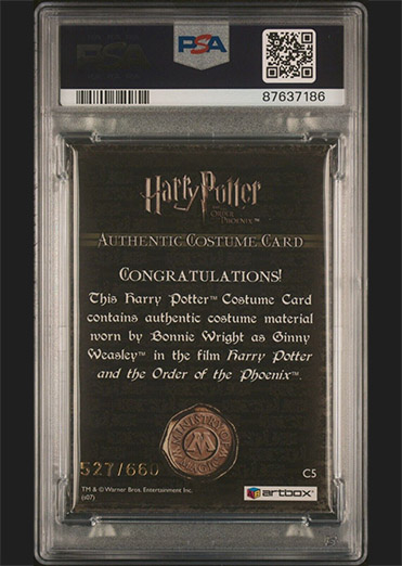 C5 - Ginny Weasley's Jumper - Back