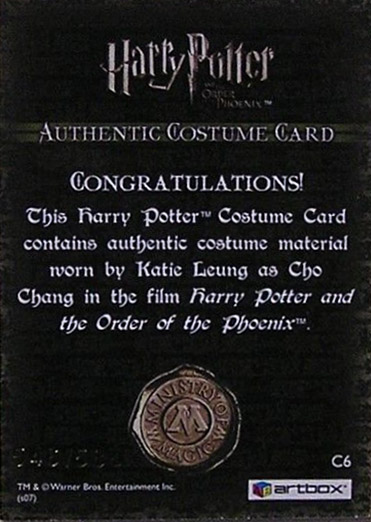 C6 - Cho Chang's Robe - Back