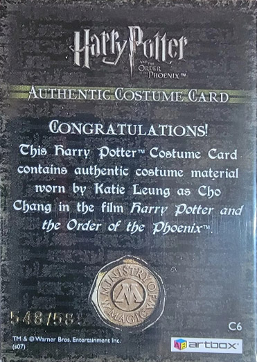 C6 - Cho Chang's Robe - Back