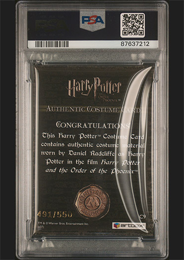 C9 - Harry Potter's Jumper - Back