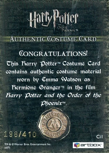 Ci1 - Hermione Granger's Jumper - Back