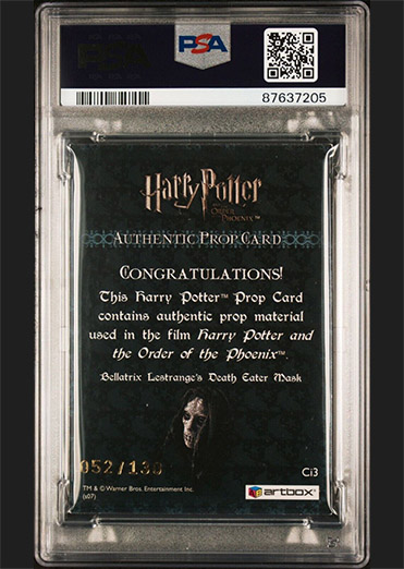 Ci3 - Bellatrix Lestrange's Death Eater Mask - Back