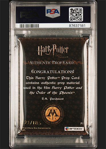 P1 - D.A Parchment - Back