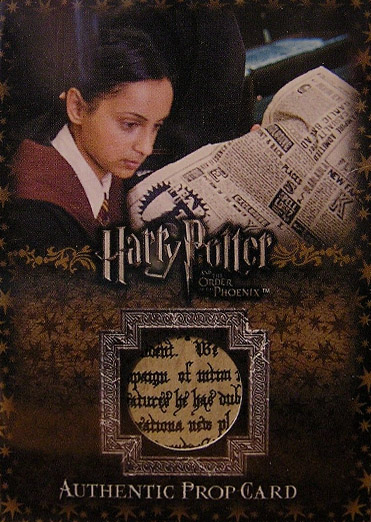 P10 - The Daily Prophet - Front