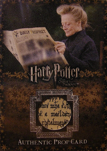 P3 - The Daily Prophet - Front