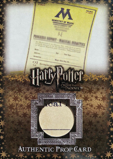 P6 - Dolores Umbridge's Progress Reports - Front