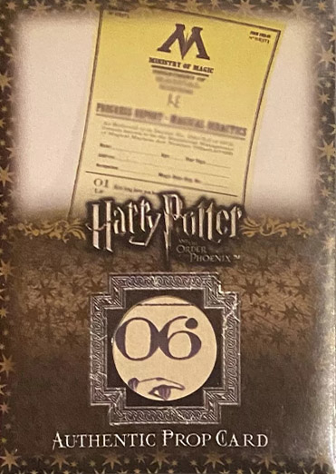 P6 - Dolores Umbridge's Progress Reports - Front