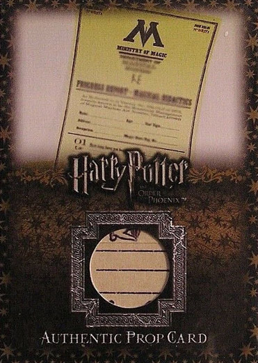 P6 - Dolores Umbridge's Progress Reports - Front