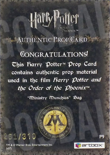 P9 - Ministry Munchies Bag - Back