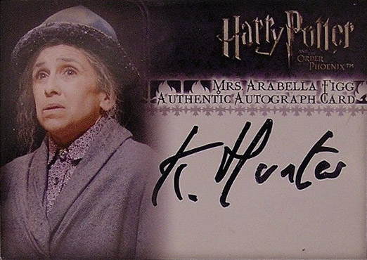 Kathryn Hunter as Mrs Arabella Figg - Front