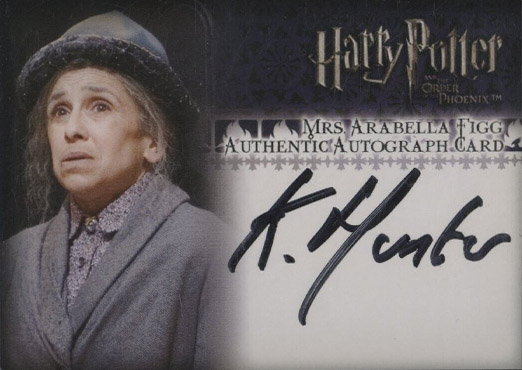 Kathryn Hunter as Mrs Arabella Figg - Front