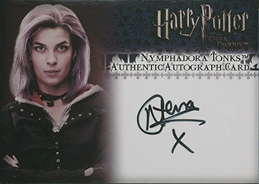 Natalia Tena as Tonks - Front