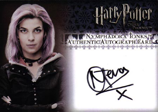 Natalia Tena as Tonks - Front