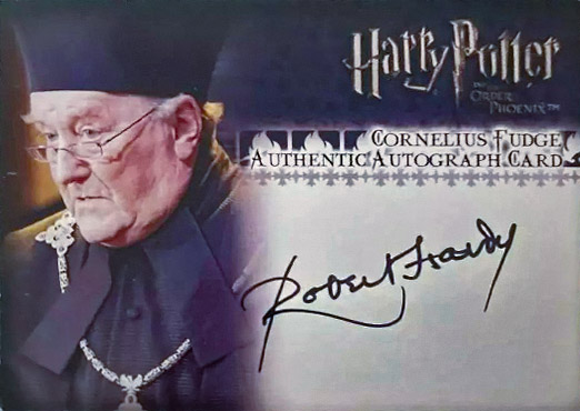 Robert Hardy as Cornelious Fudge