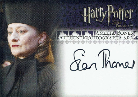 Sian Thomas as Amelia Bones - Front