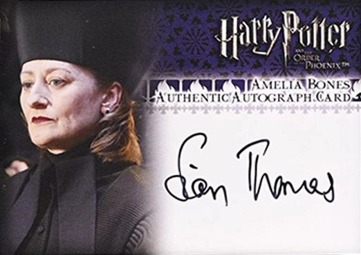 Sian Thomas as Amelia Bones - Front