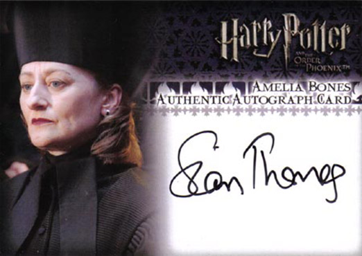 Sian Thomas as Amelia Bones - Front