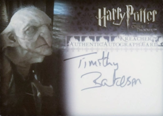 Timothy Bateson as Kreacher - Front