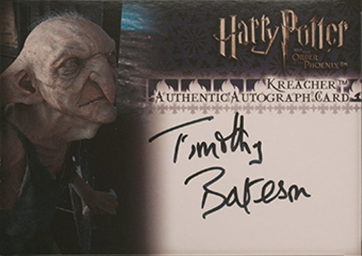 Timothy Bateson as Kreacher - Front