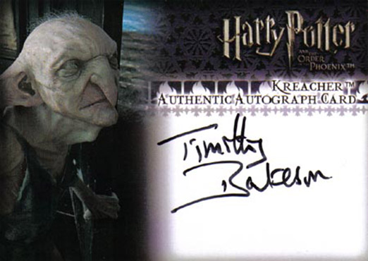 Timothy Bateson as Kreacher - Front