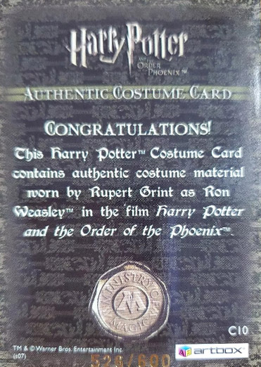 C10 - Ron Weasley'S School Trousers - Back