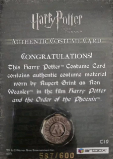 C10 - Ron Weasley'S School Trousers - Back