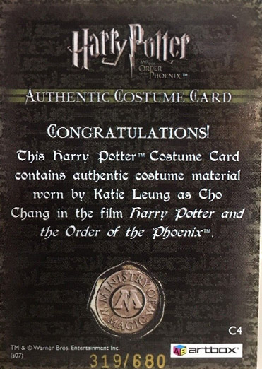 C4 - Cho Chang's Striped Sweater - Back