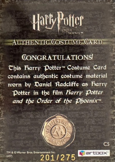 C5 - Harry Potter's School Sweater - Back