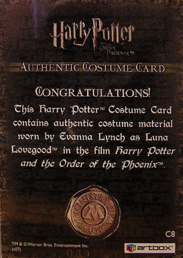 C8 - Luna Lovegood's Purple Trousers - Back