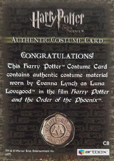 C8 - Luna Lovegood's Purple Trousers - Back