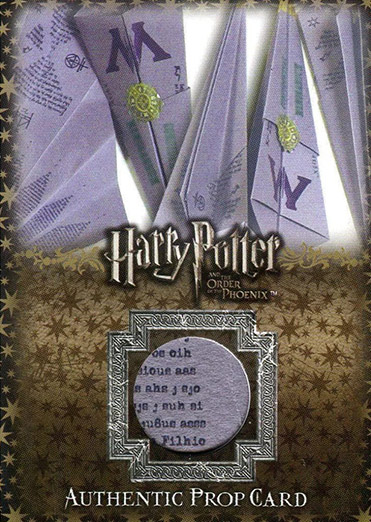 P2 - Ministry of Magic Flying Memos - Front
