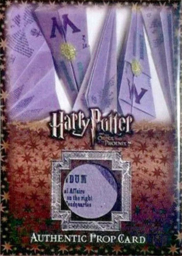 P2 - Ministry of Magic Flying Memos - Front