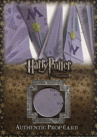 P2 - Ministry of Magic Flying Memos - Front