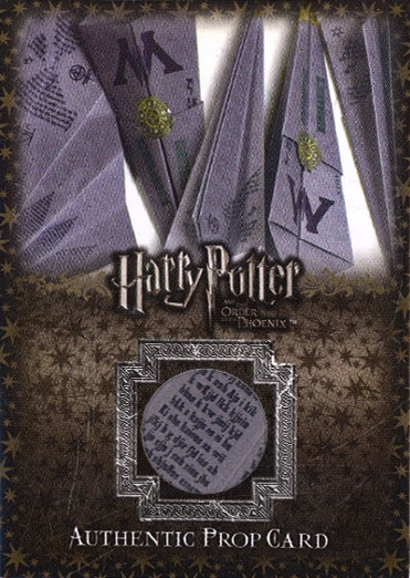P2 - Ministry of Magic Flying Memos - Front