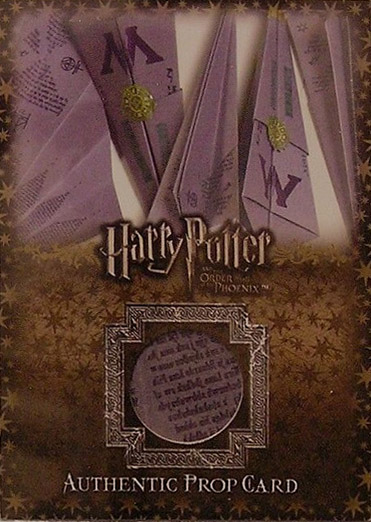 P2 - Ministry of Magic Flying Memos - Front