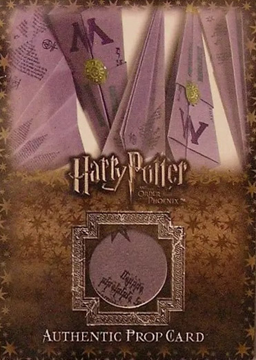 P2 - Ministry of Magic Flying Memos - Front