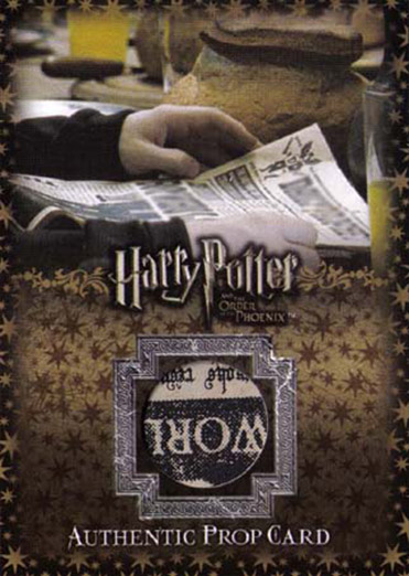 P3 - The Daily Prophet - Front