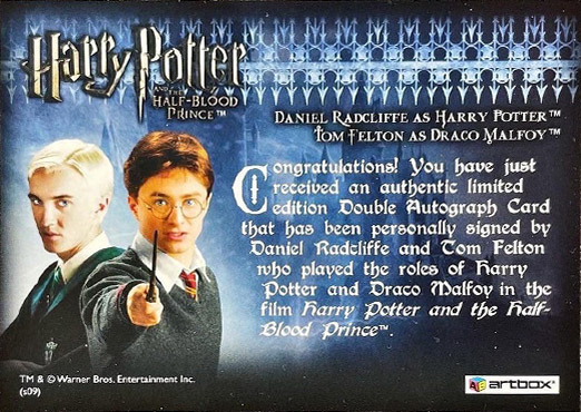 Daniel Radcliffe Tom Felton - Back