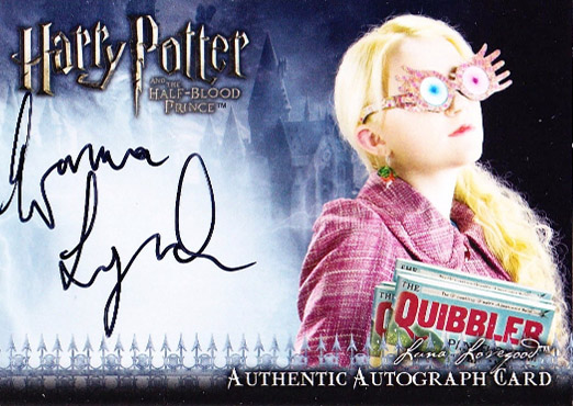 Evanna Lynch as Luna Lovegood - Front