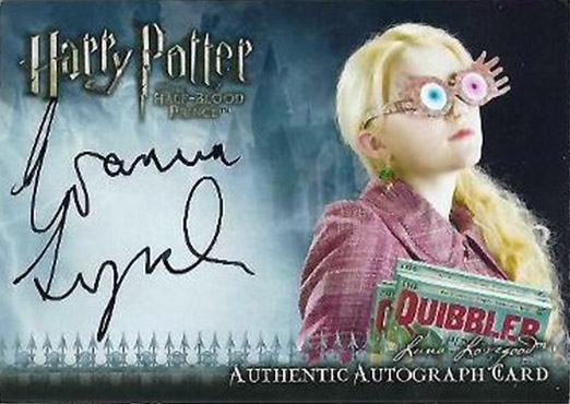 Evanna Lynch as Luna Lovegood - Front
