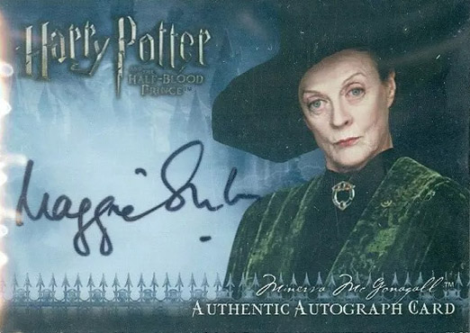 Maggie Smith as Minerva McGonagall - Front