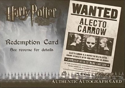 Redemption Card Front